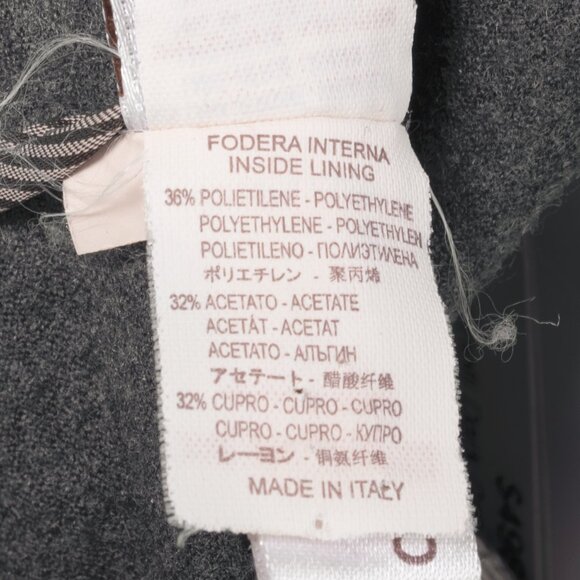 Brunello Cucinelli Grey Wool-Flannel Skinny Pants - Picture 11 of 11